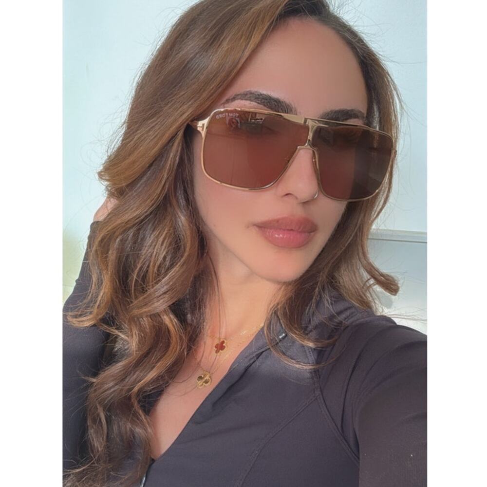 NEW Tom Ford Zappa FT1173 Sunglasses in Gold